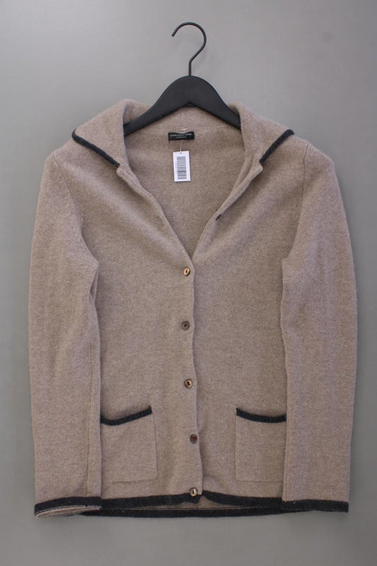 Appelrath-Cüpper Strickjacke Gr. 40 Langarm braun aus Kaschmir