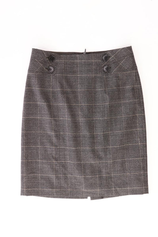 Esprit Collection Wollrock Gr. 36 kariert neuwertig grau