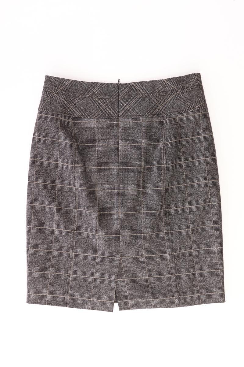 Esprit Collection Wollrock Gr. 36 kariert neuwertig grau