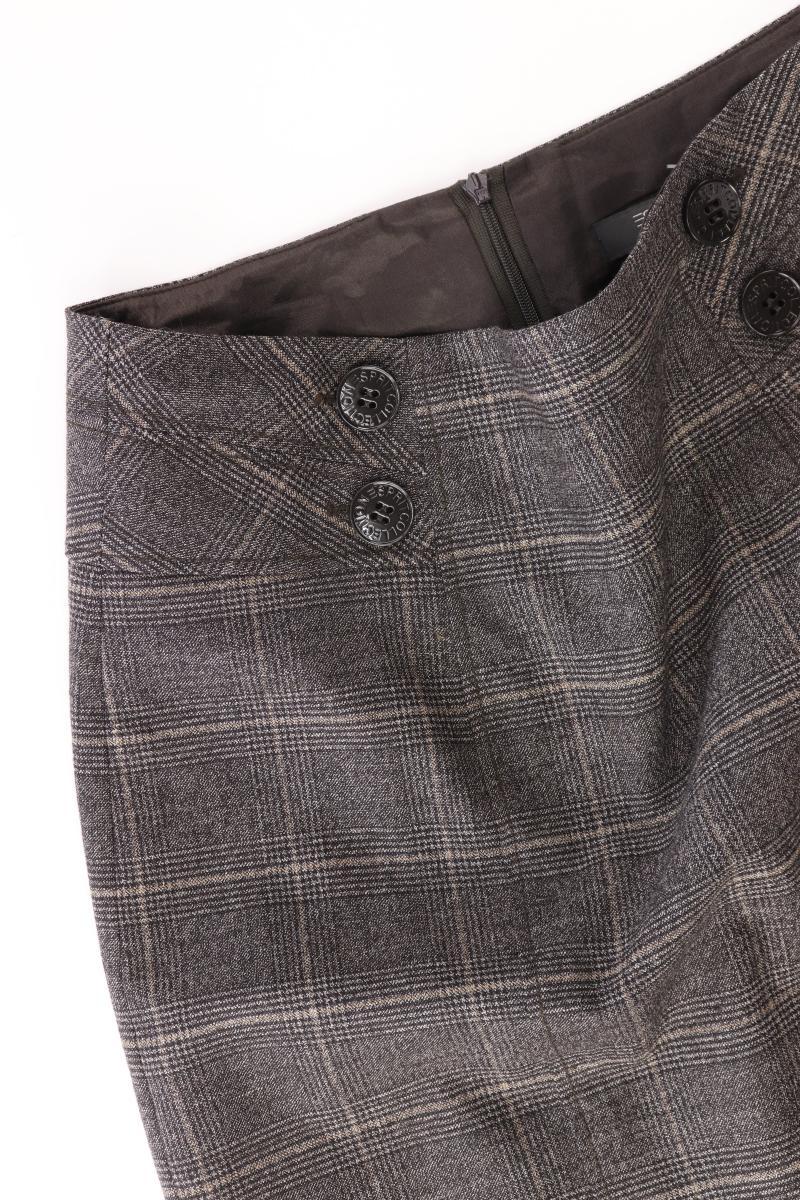 Esprit Collection Wollrock Gr. 36 kariert neuwertig grau