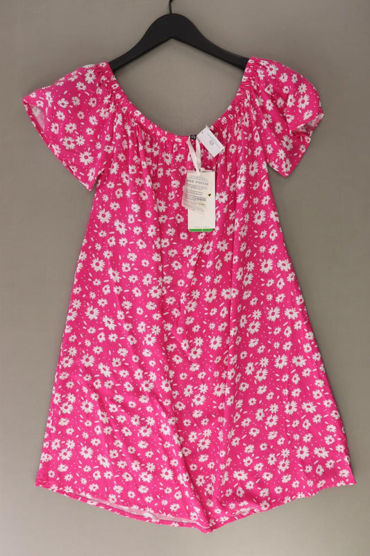 Fresh Made Kurzarmkleid Gr. XS neu mit Etikett mit Carmen-Ausschnitt pink