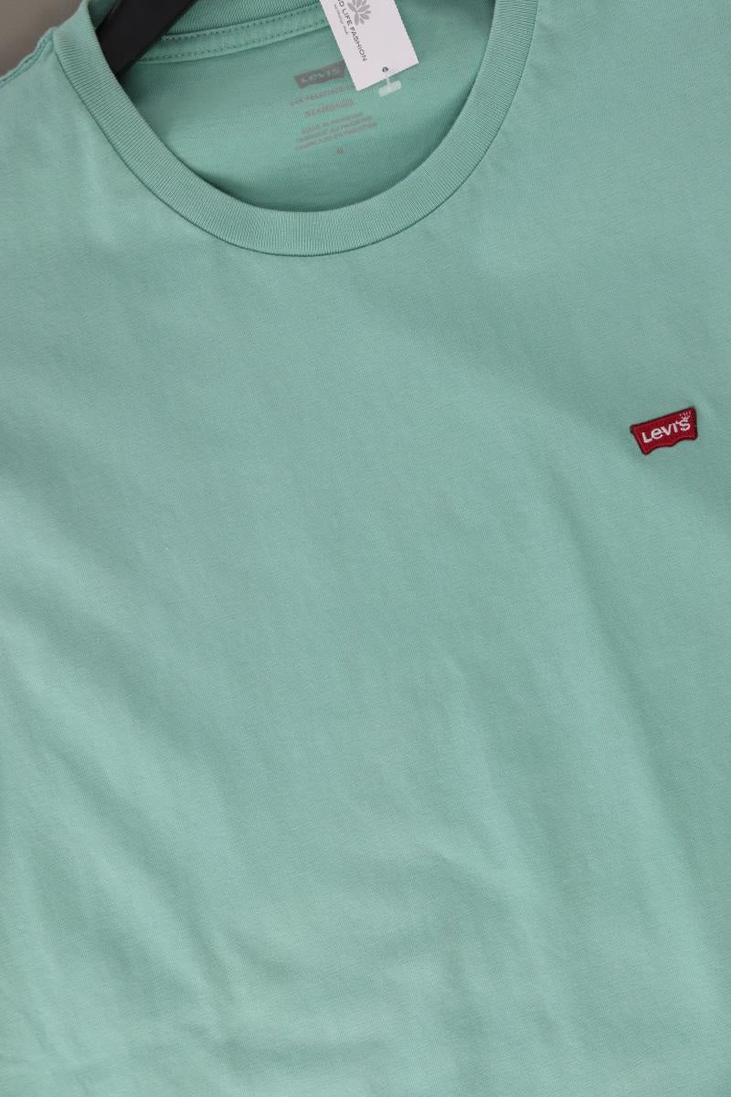 Levi's T-Shirt für Herren Gr. M Kurzarm blau aus Baumwolle