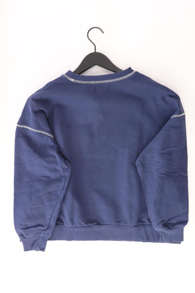 Pull&Bear Langarmpullover Gr. M blau aus Baumwolle