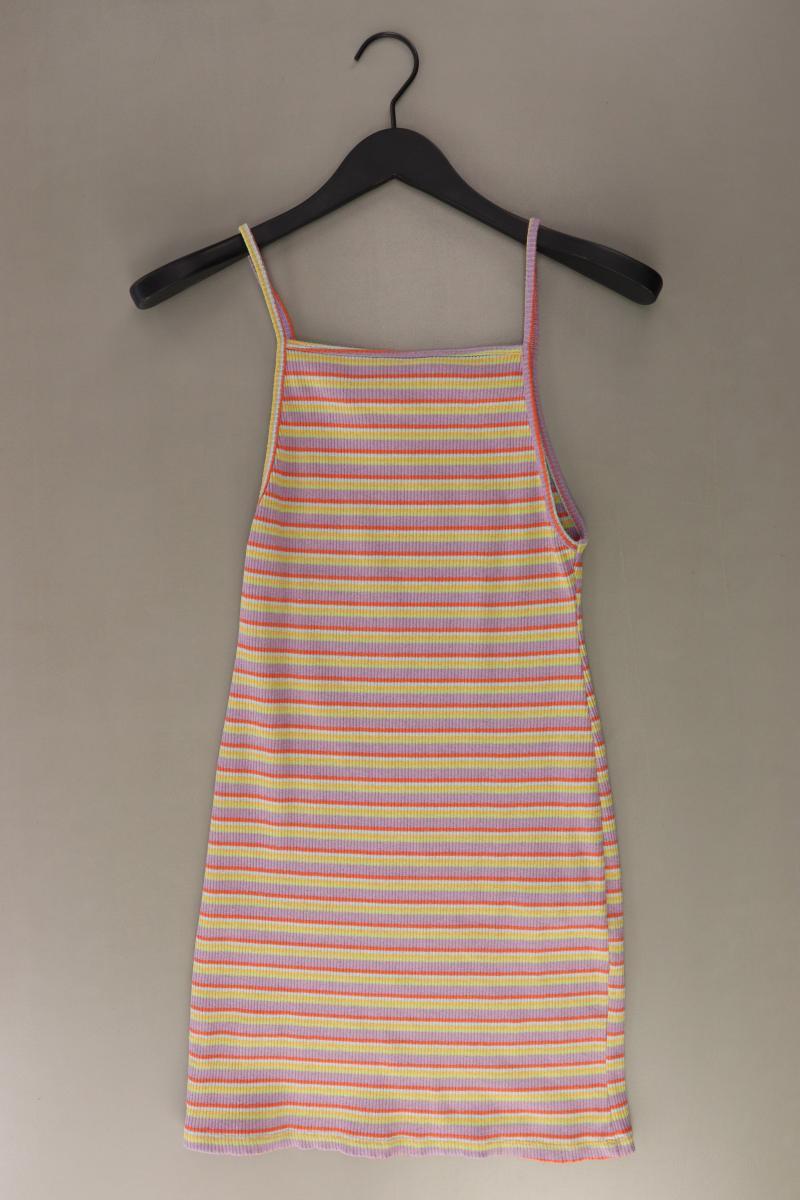 Pull&Bear Trägerkleid Gr. L gestreift mehrfarbig aus Baumwolle