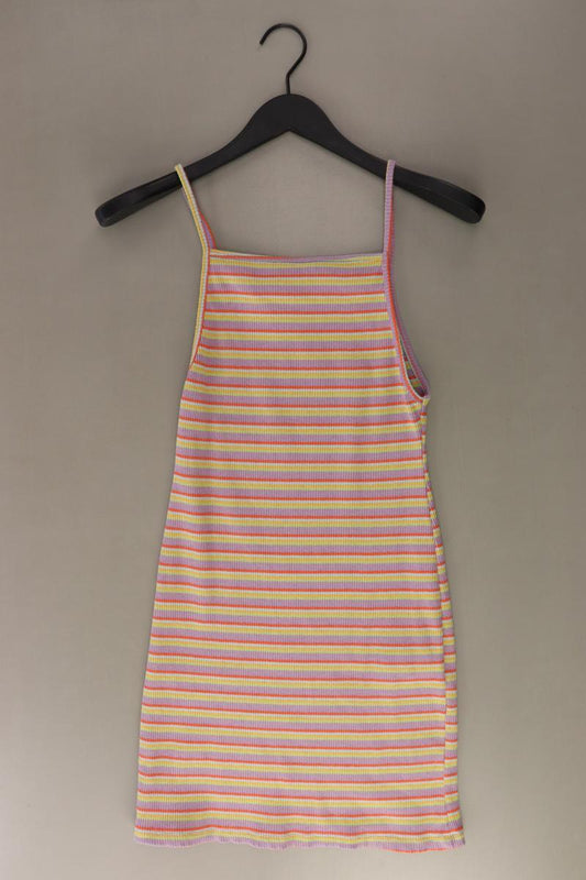 Pull&Bear Trägerkleid Gr. L gestreift mehrfarbig aus Baumwolle