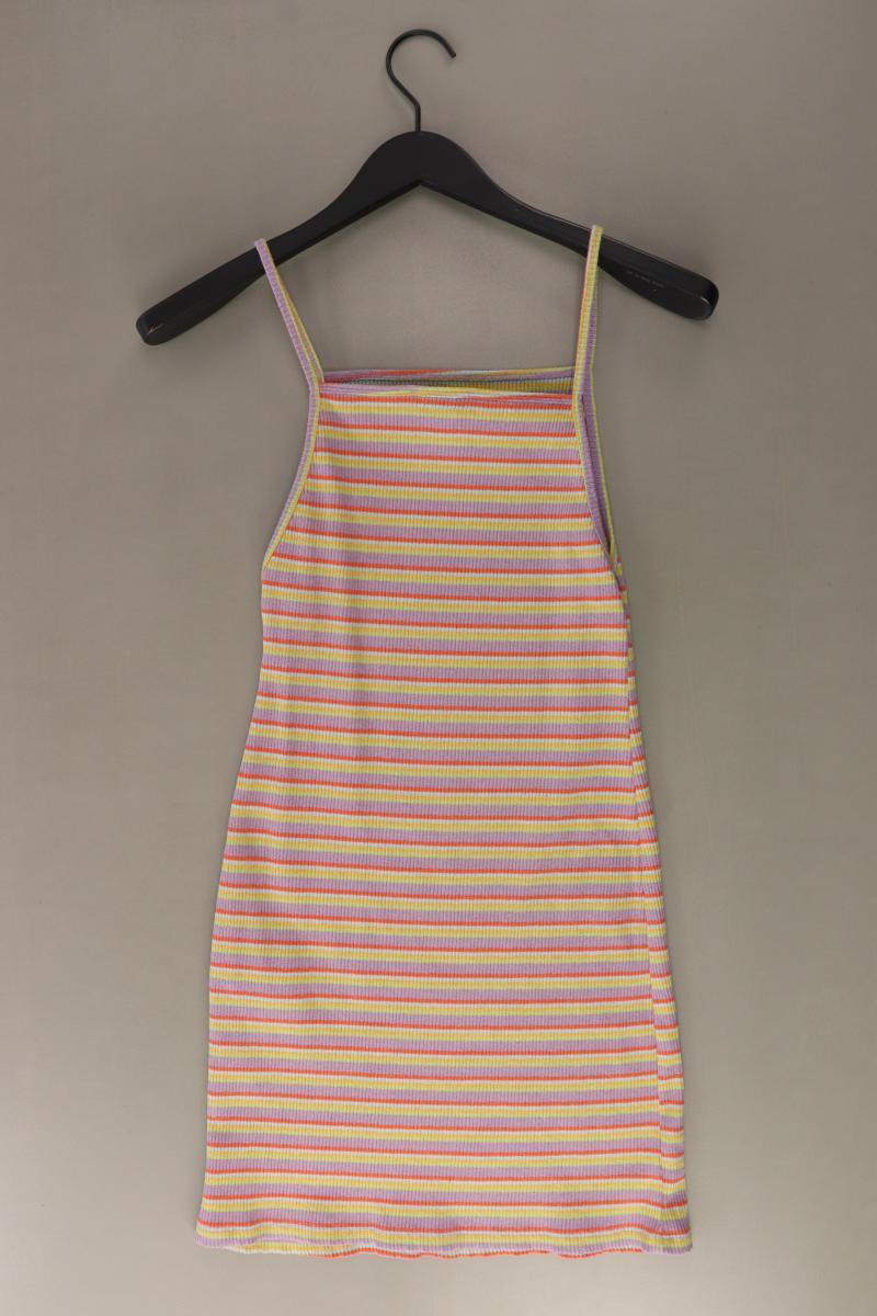 Pull&Bear Trägerkleid Gr. L gestreift mehrfarbig aus Baumwolle