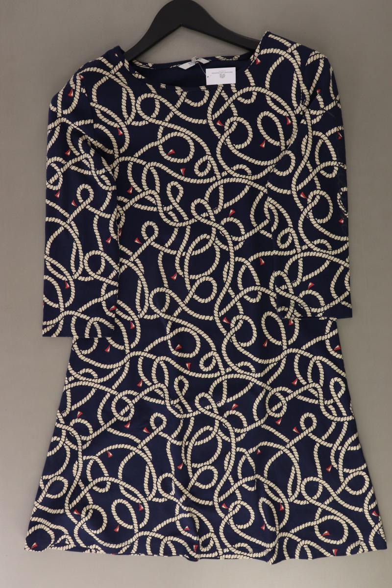 Tom Tailor Midikleid Gr. 38 3/4 Ärmel blau aus Baumwolle