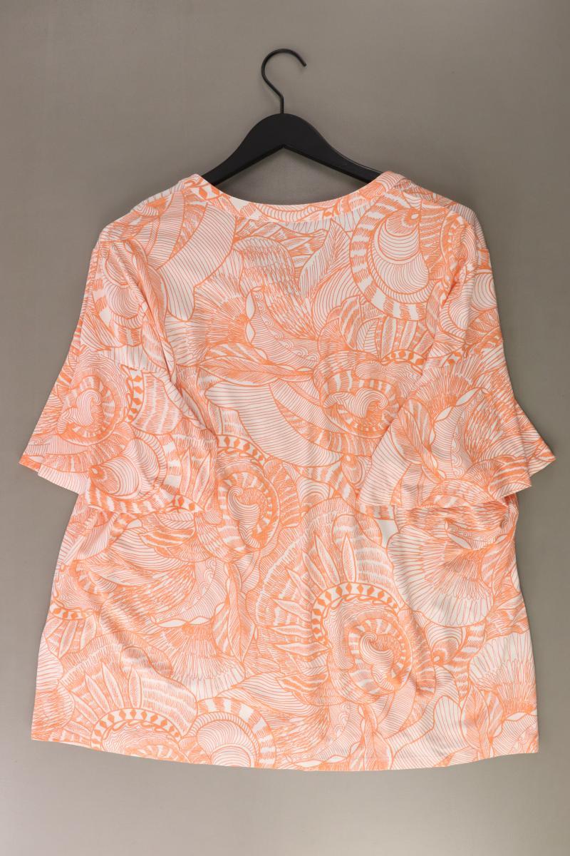 Helena Vera Printshirt Gr. 52 Kurzarm orange aus Viskose
