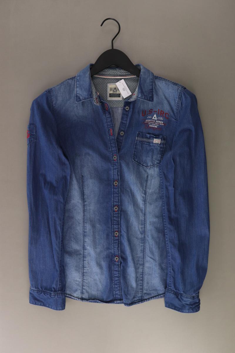 Gaastra Langarmbluse Gr. 36 blau aus Baumwolle