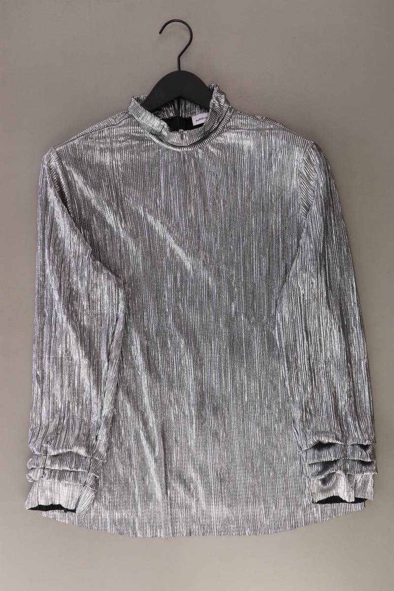 Judith Williams Langarmbluse Gr. 46 silber aus Polyester