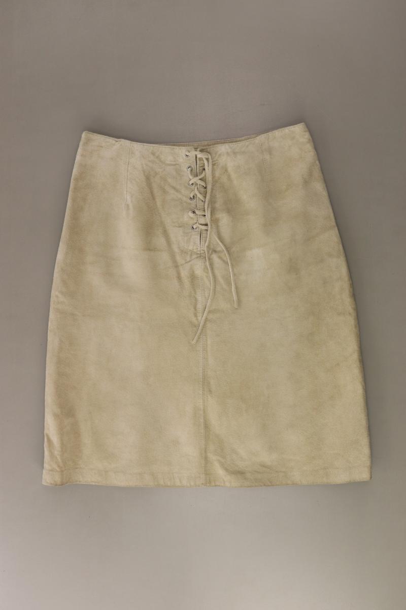 Zero Lederrock Gr. 38 Vintage creme