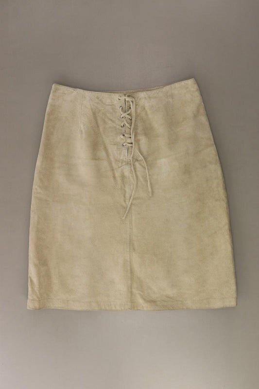 Zero Lederrock Gr. 38 Vintage creme