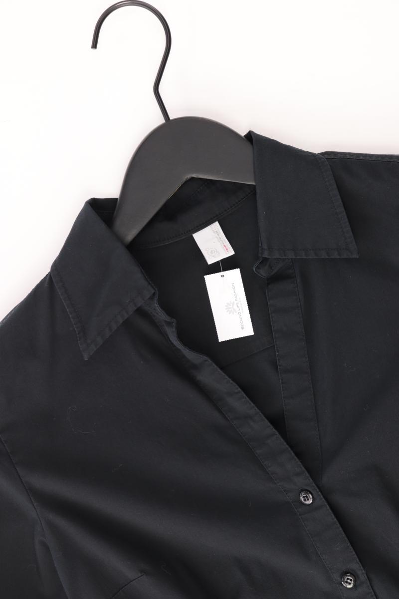 s.Oliver Langarmbluse Gr. 36 schwarz aus Baumwolle