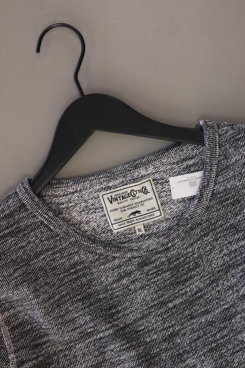 Jack & Jones Feinstrickpullover für Herren Gr. XL grau aus Baumwolle