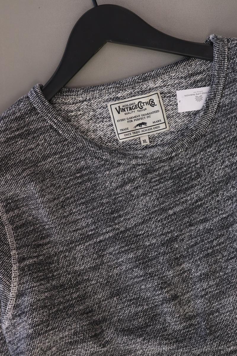 Jack & Jones Feinstrickpullover für Herren Gr. XL grau aus Baumwolle