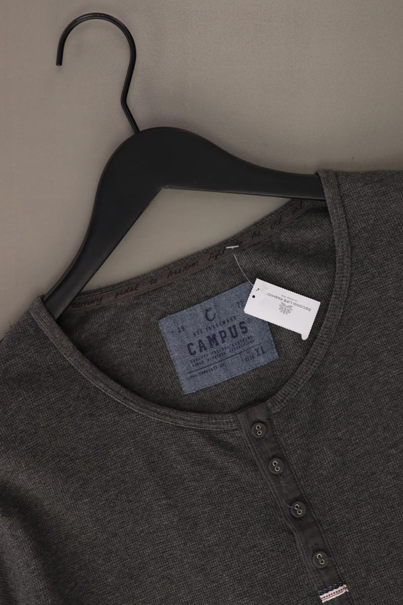 Campus by Marc O'Polo Longsleeve-Shirt für Herren Gr. XL Langarm grau