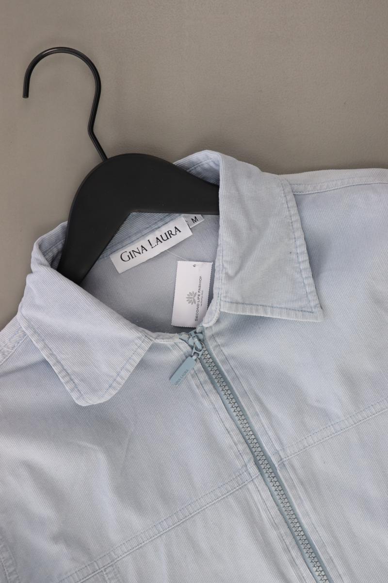 Gina Laura Übergangsjacke Gr. M blau aus Baumwolle