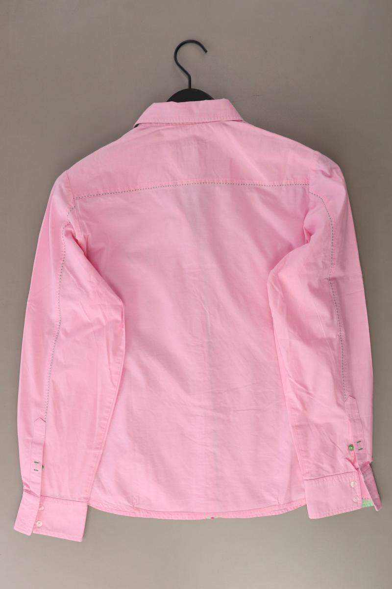 Milano Italy Langarmbluse Gr. 42 rosa aus Baumwolle