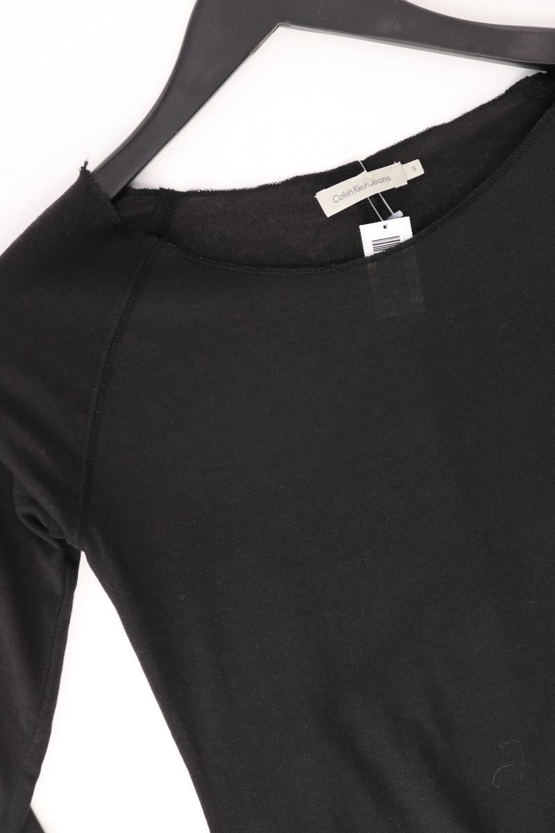 Calvin Klein Jeans Longsleeve-Shirt Gr. S Langarm schwarz aus Baumwolle