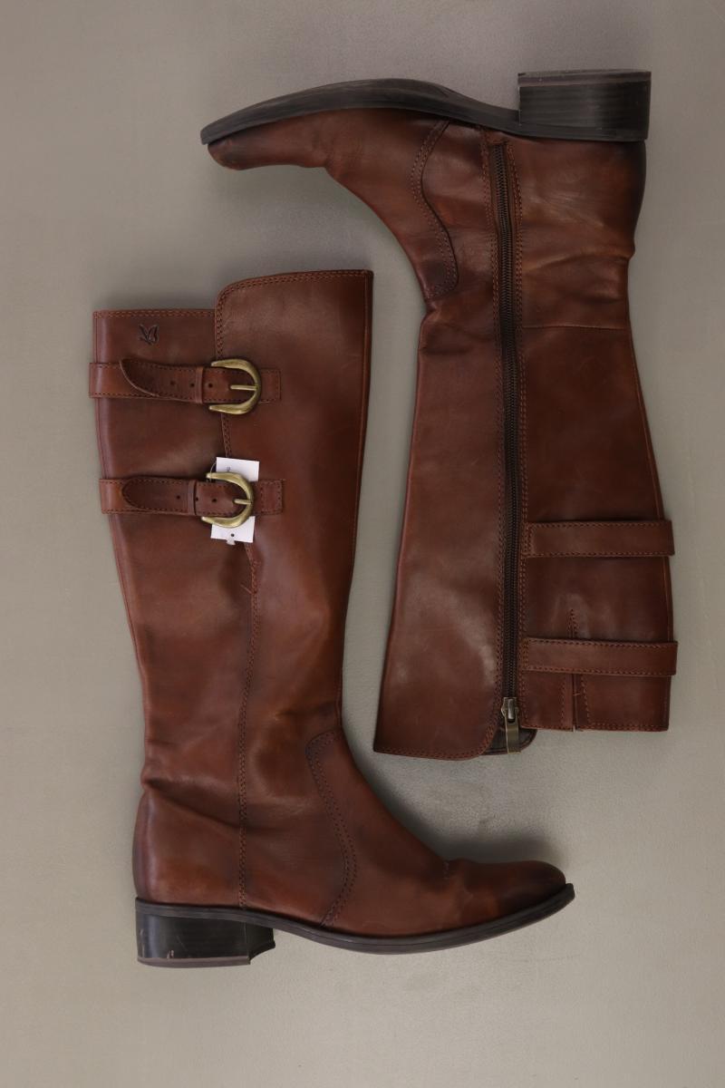 Caprice Absatzstiefel Gr. 37 braun aus Leder