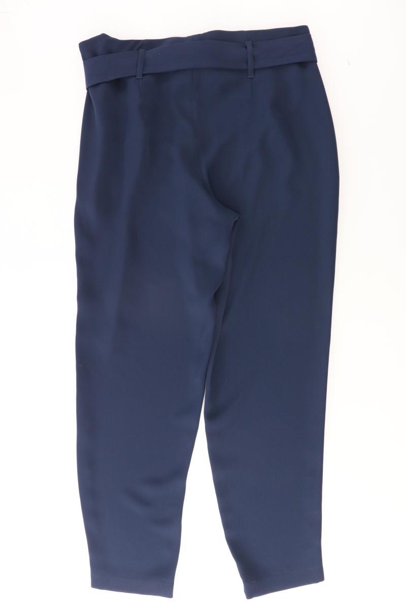 s.Oliver Black Label Hose Gr. 38 mit Gürtel blau aus Polyester