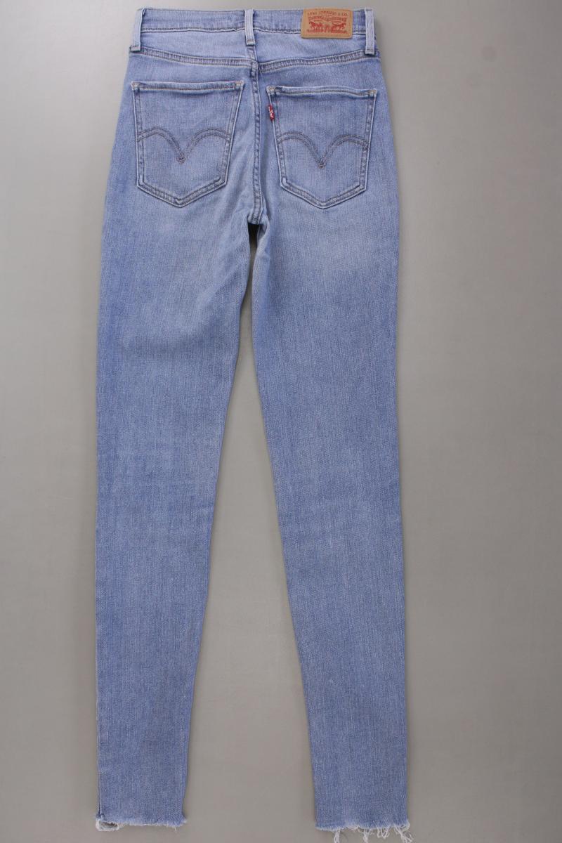 Levi's Skinny Jeans Gr. W25/L32 blau aus Baumwolle