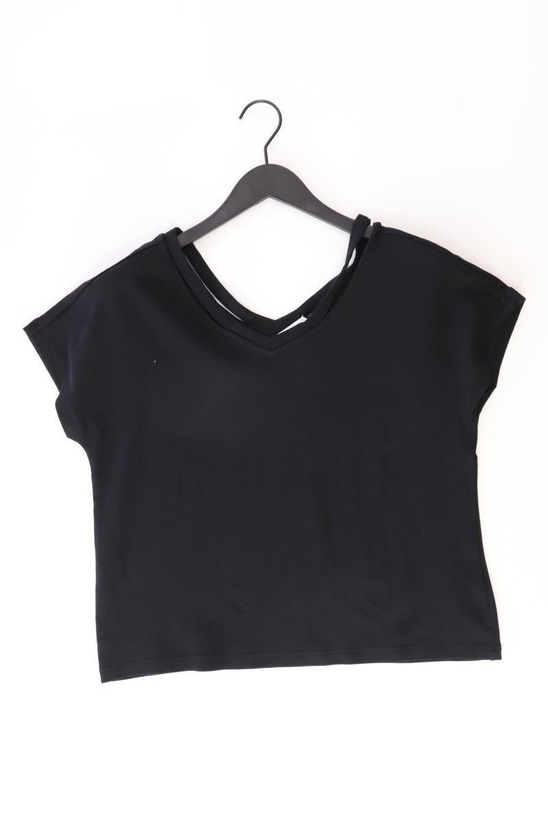 s.Oliver T-Shirt Gr. 36 Kurzarm schwarz aus Baumwolle