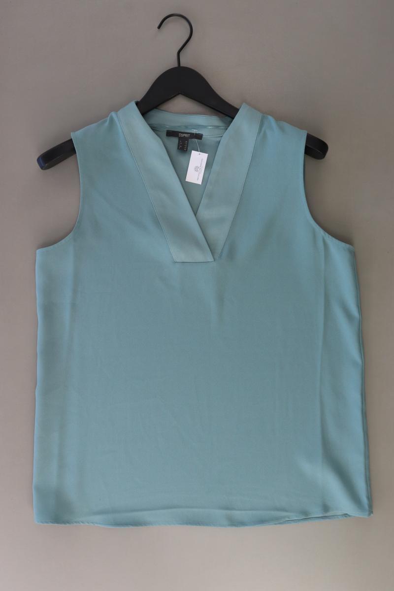 Esprit Ärmellose Bluse Gr. 40 türkis aus Polyester