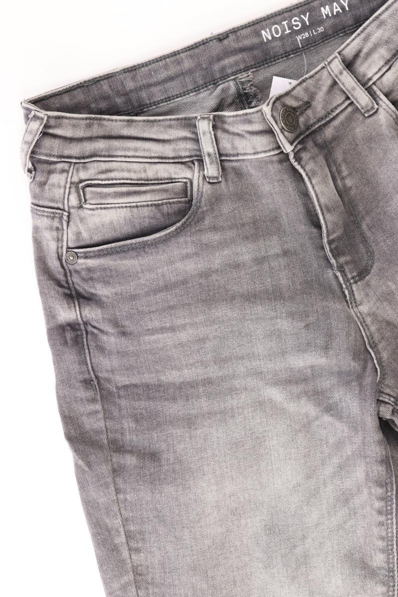 Noisy May Straight Jeans Gr. W28/L30 grau aus Baumwolle