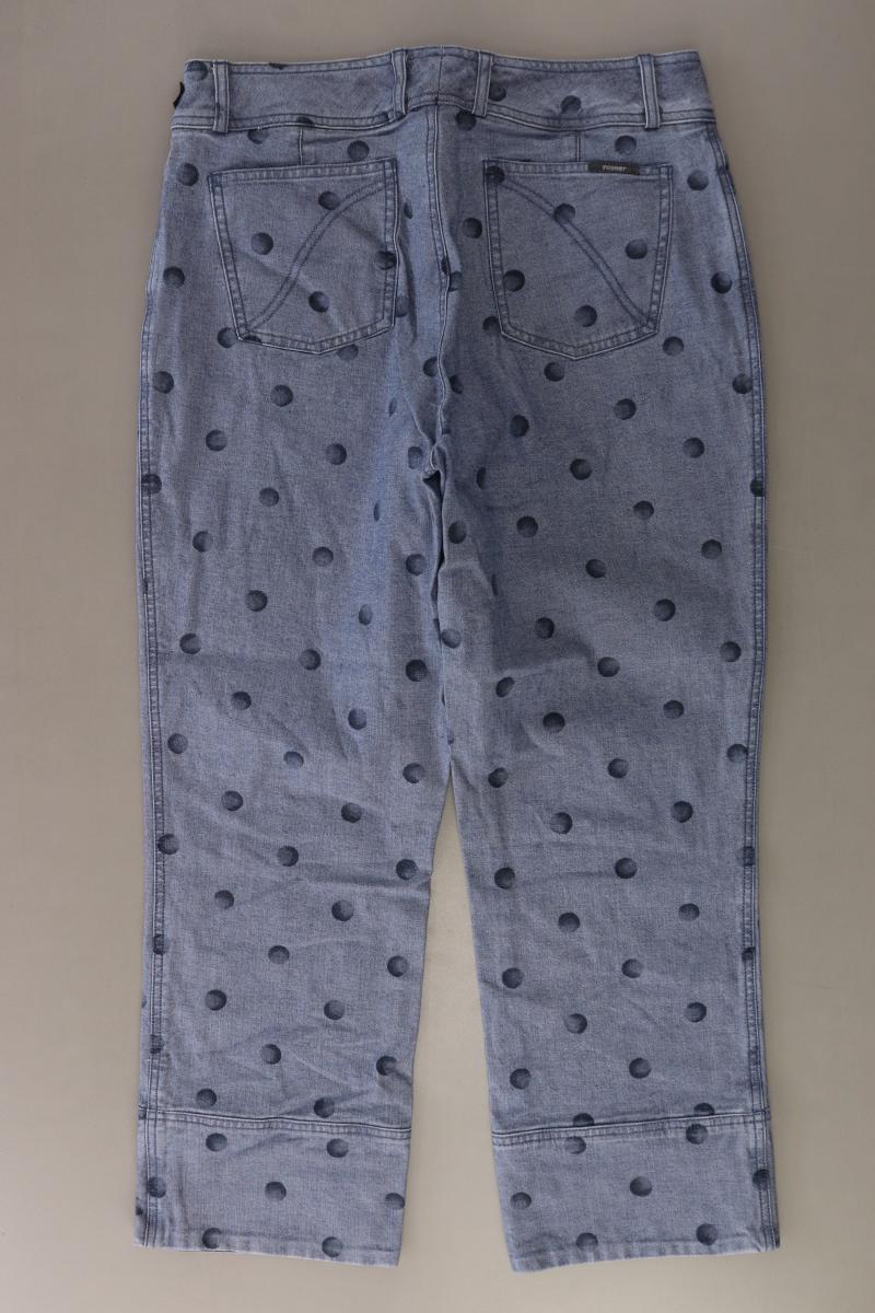 Rosner Straight Jeans Gr. 42 gepunktet blau aus Baumwolle