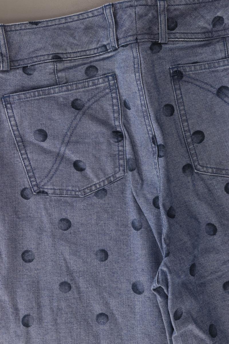 Rosner Straight Jeans Gr. 42 gepunktet blau aus Baumwolle
