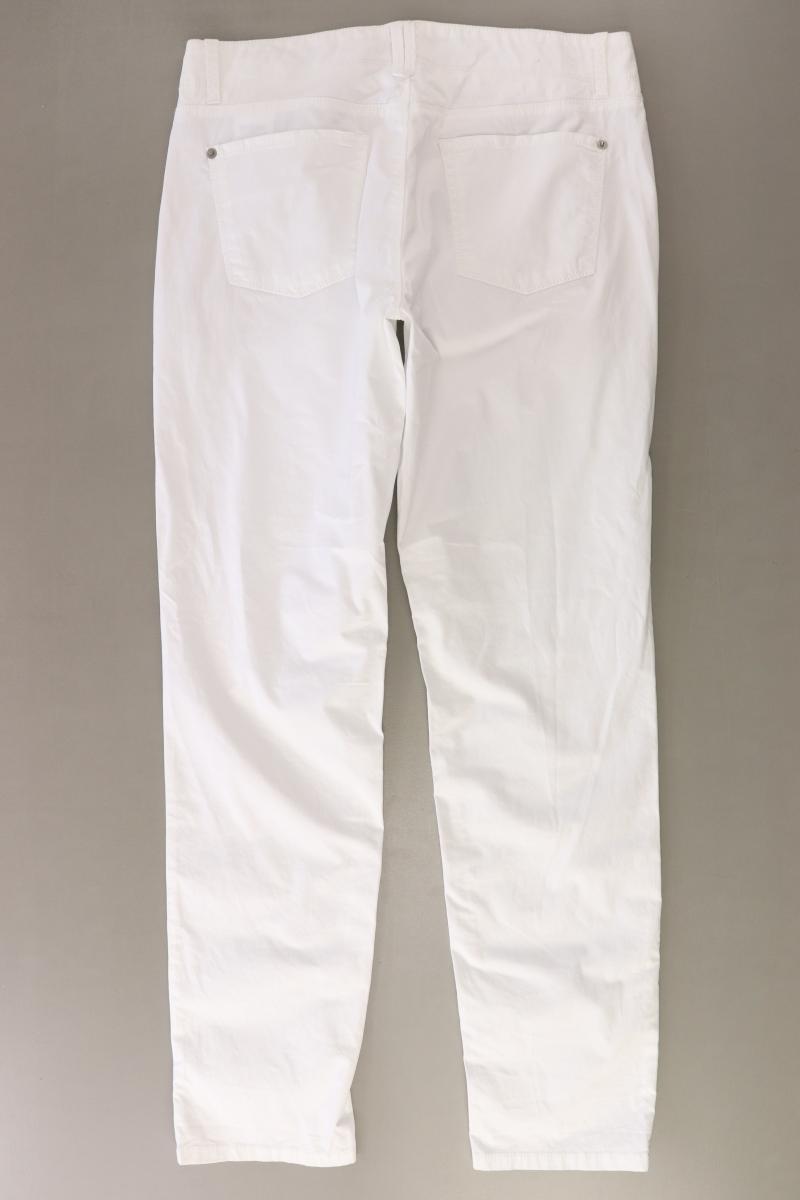 Cambio Hose Gr. 36 Modell Karia weiß aus Baumwolle