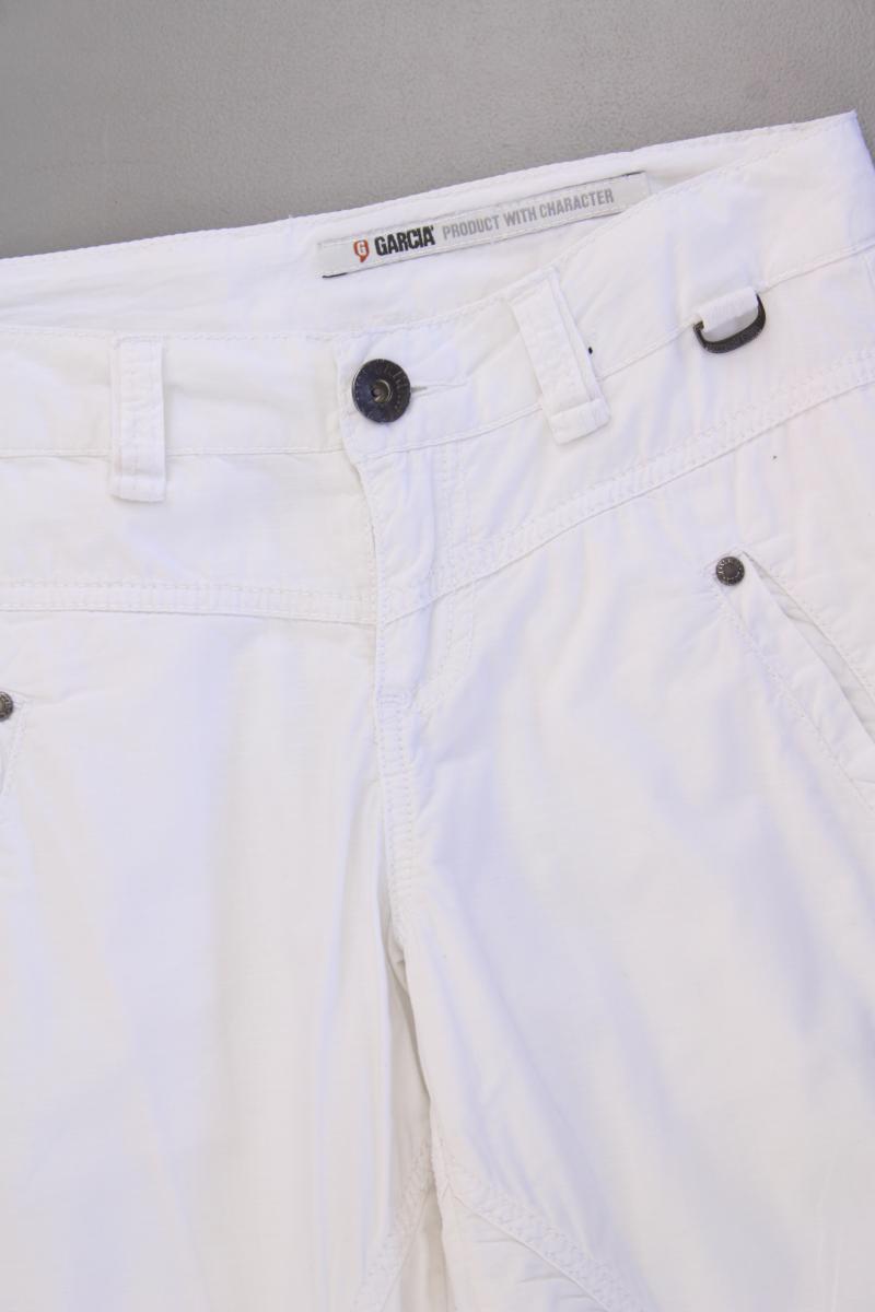 Garcia Jeans Shorts Gr. S weiß aus Baumwolle