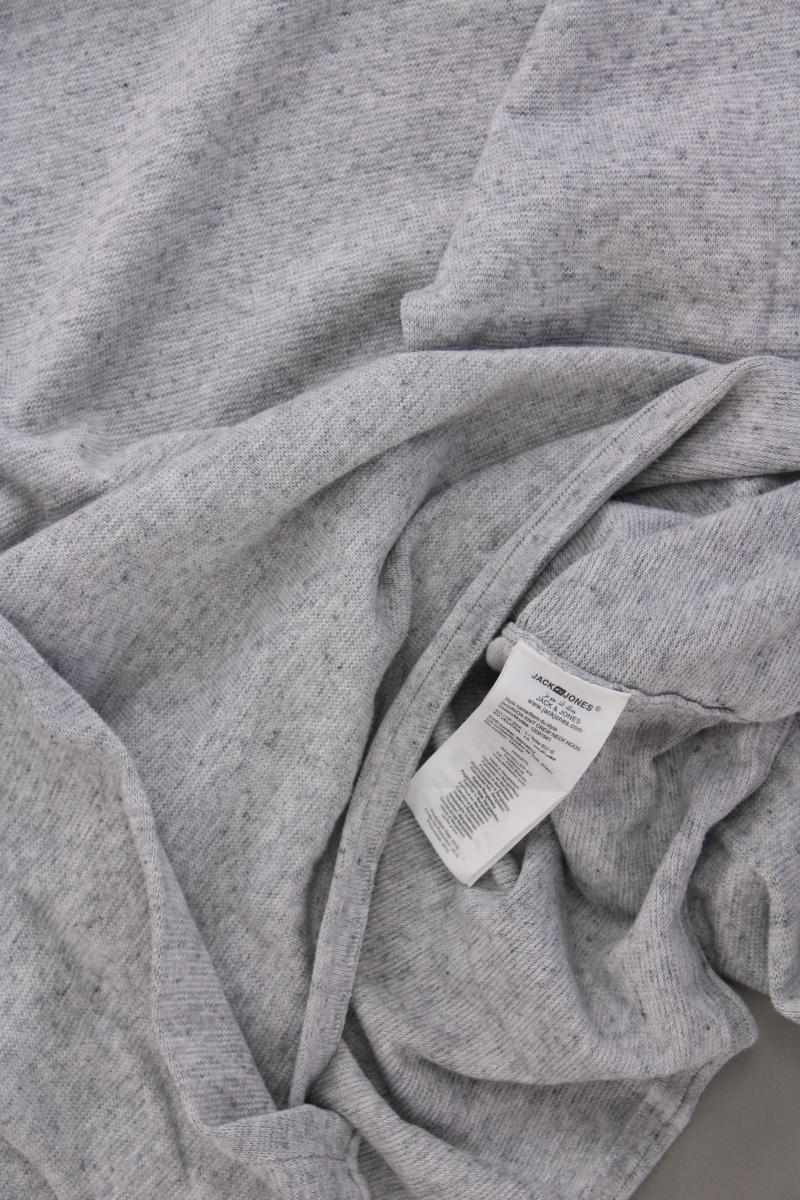 Jack & Jones Feinstrickpullover für Herren Gr. L grau aus Baumwolle