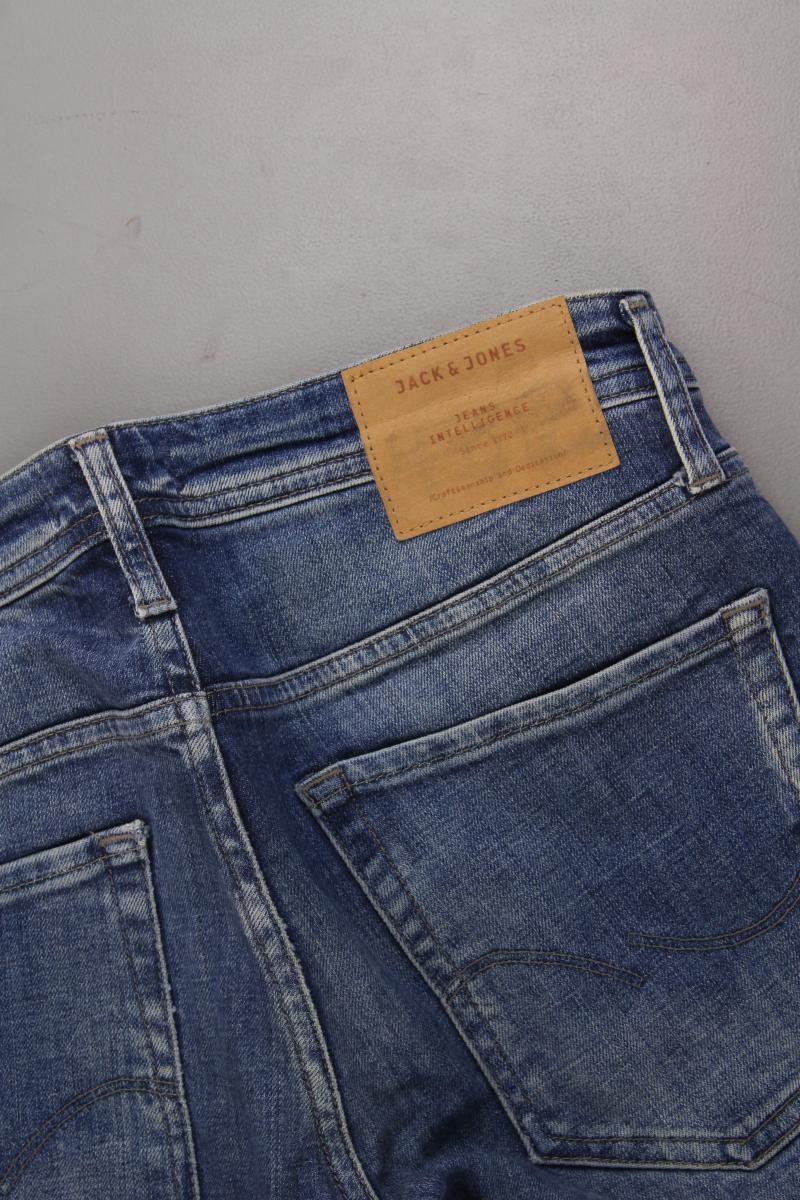 Jack & Jones Slim Jeans für Herren Gr. W32/L34 blau aus Baumwolle