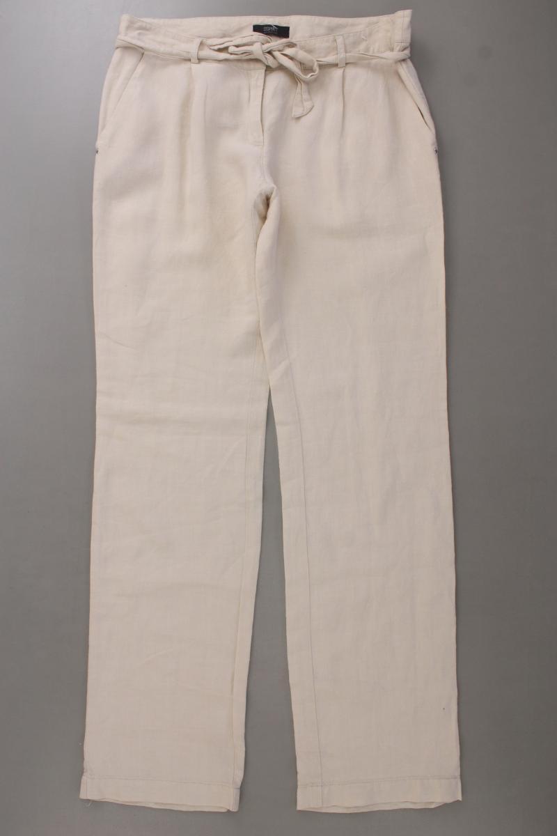 Esprit Collection Leinenhose Gr. 38 creme