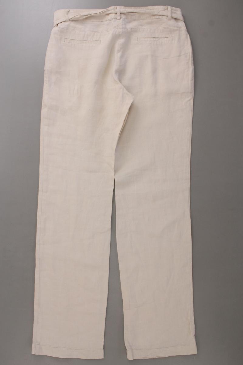 Esprit Collection Leinenhose Gr. 38 creme