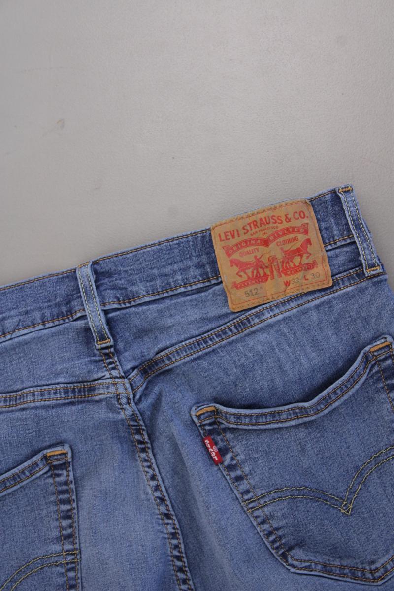 Levi's Skinny Jeans Gr. W32/L30 blau aus Baumwolle