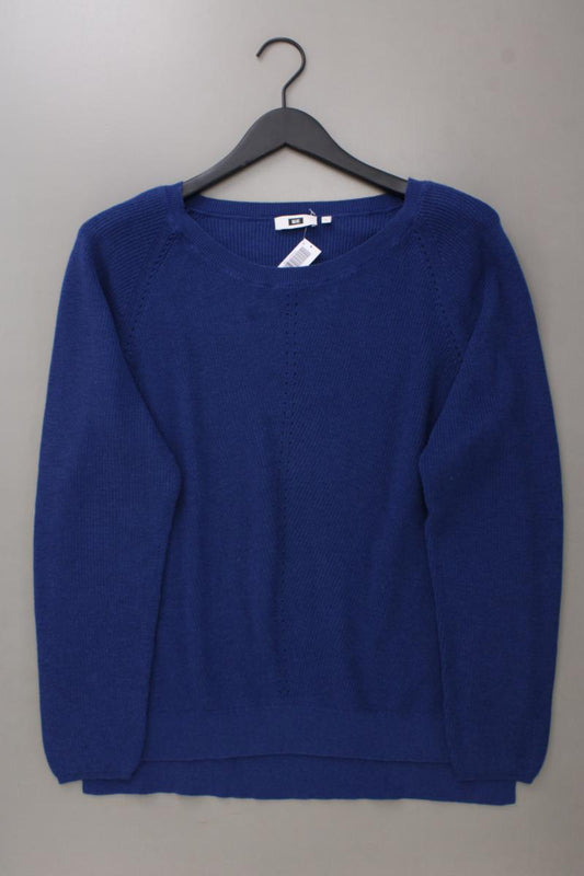 WE Fashion Feinstrickpullover Gr. XL blau aus Baumwolle