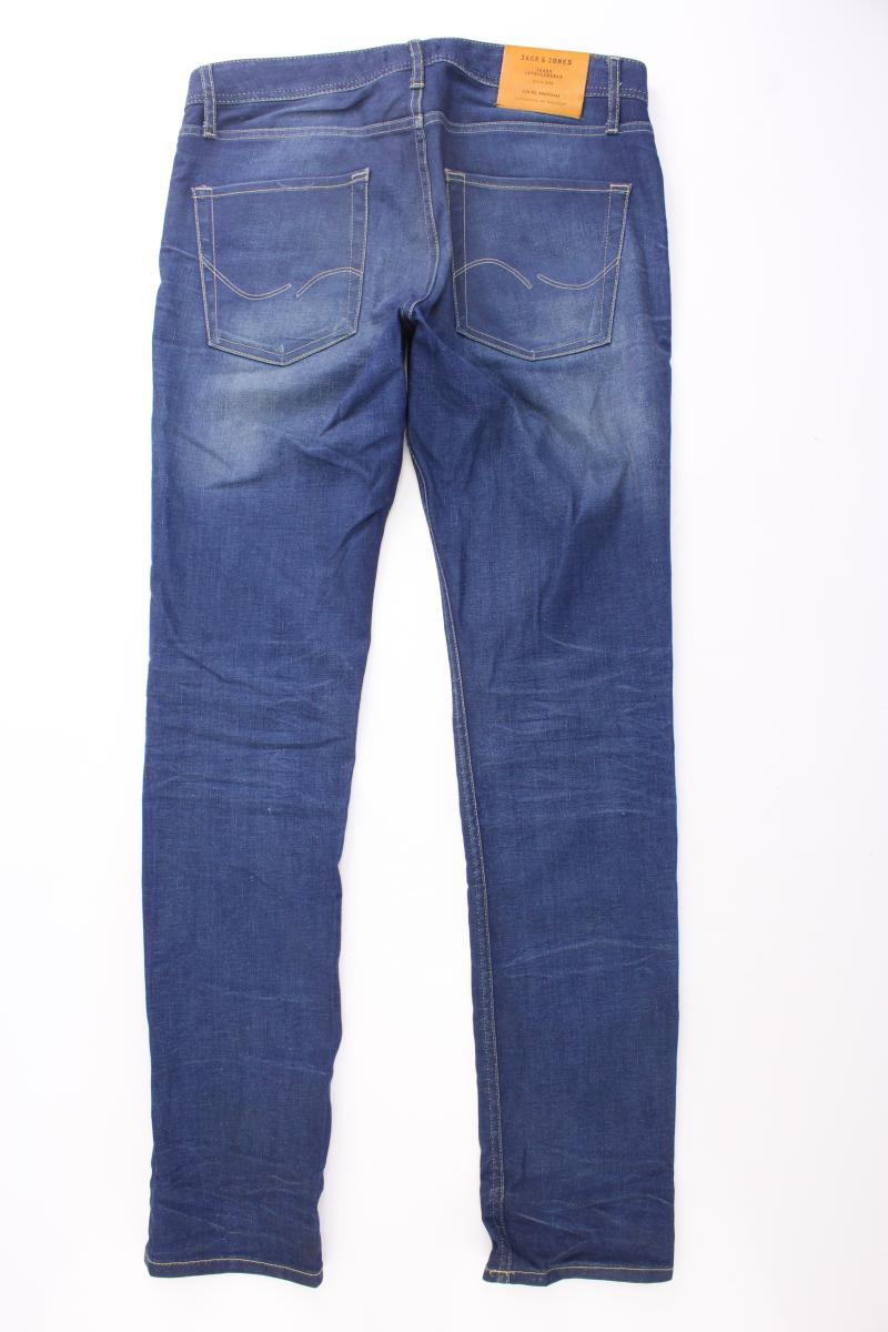 Jack & Jones Slim Jeans für Herren Gr. W32/L34 Modell Tim blau aus Baumwolle