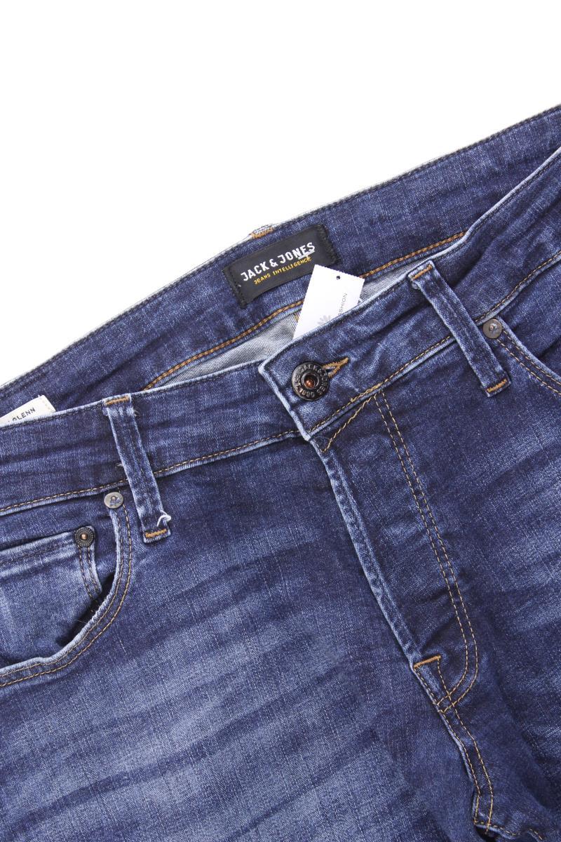 Jack & Jones Slim Jeans für Herren Gr. W36/L32 blau aus Baumwolle