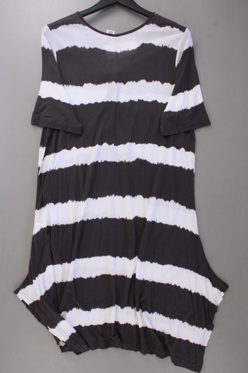 Ulla Popken Jerseykleid Gr. 46/48 mit Batikmuster neu mit Etikett Kurzarm braun