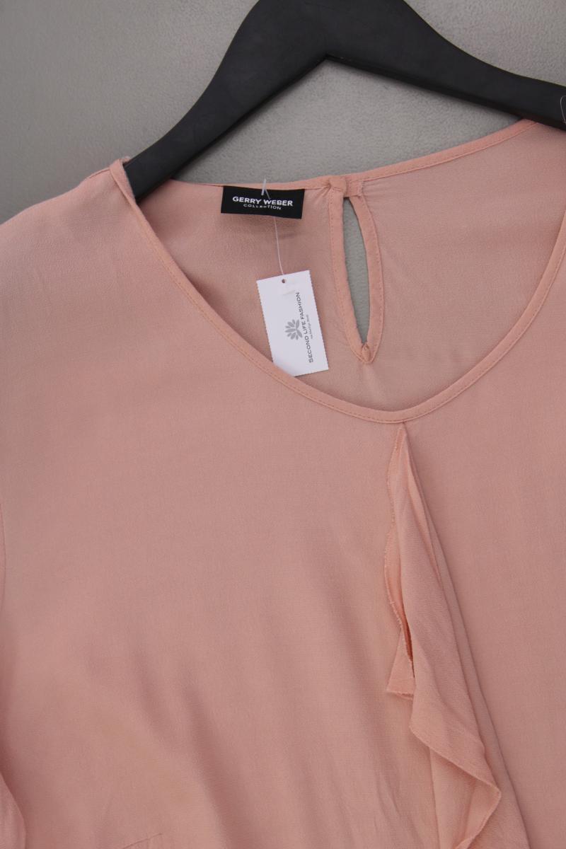 Gerry Weber Kurzarmbluse Gr. 48 rosa aus Polyester