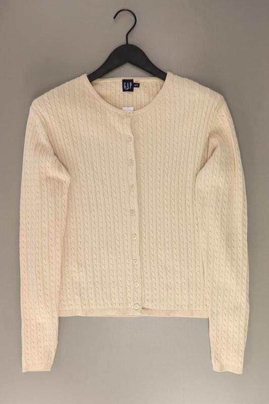 GAP Strickjacke Gr. XL Langarm creme aus Baumwolle