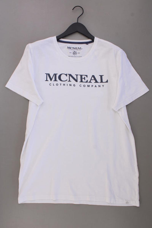 McNeal Printshirt für Herren Gr. XXL Kurzarm weiß