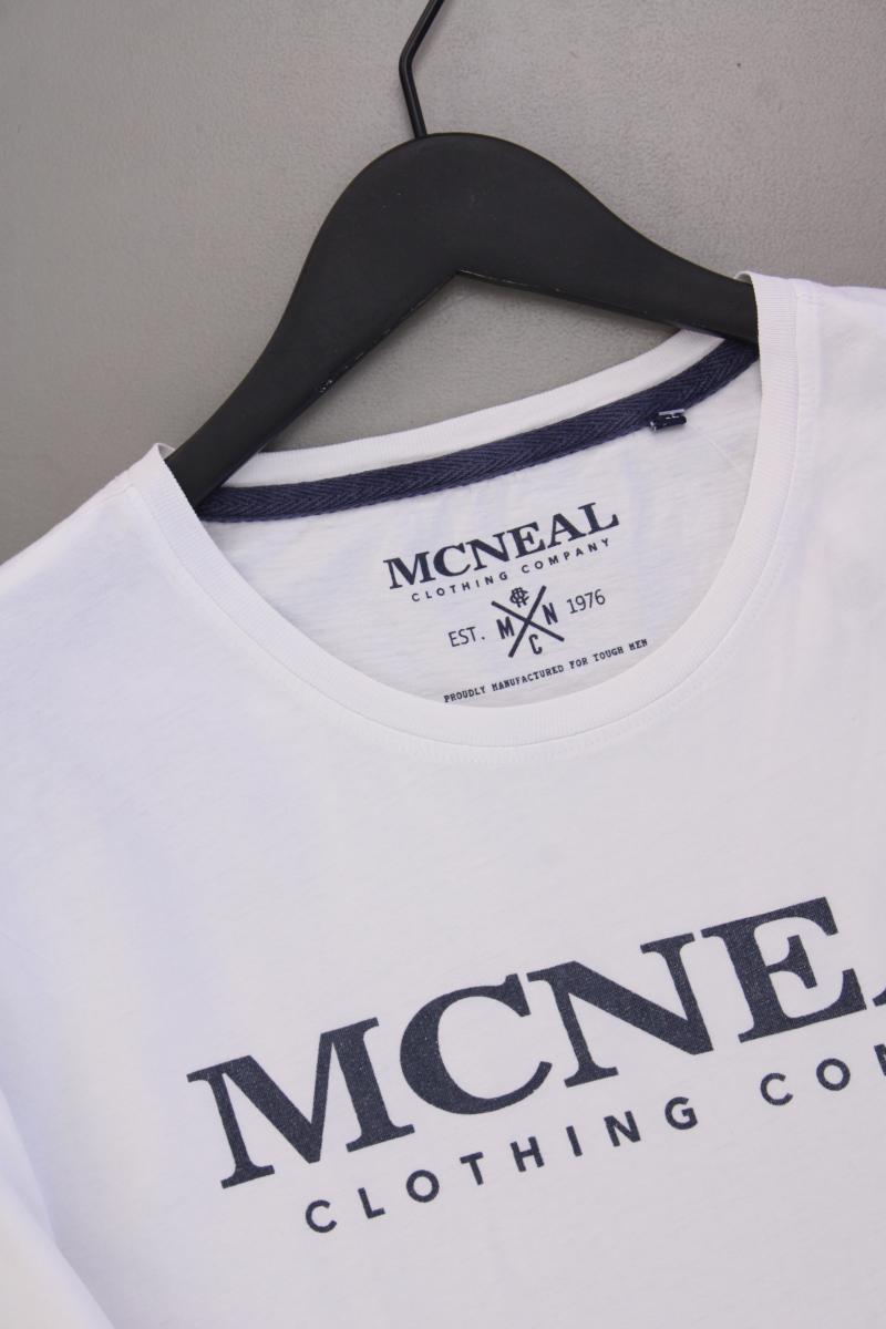 McNeal Printshirt für Herren Gr. XXL Kurzarm weiß