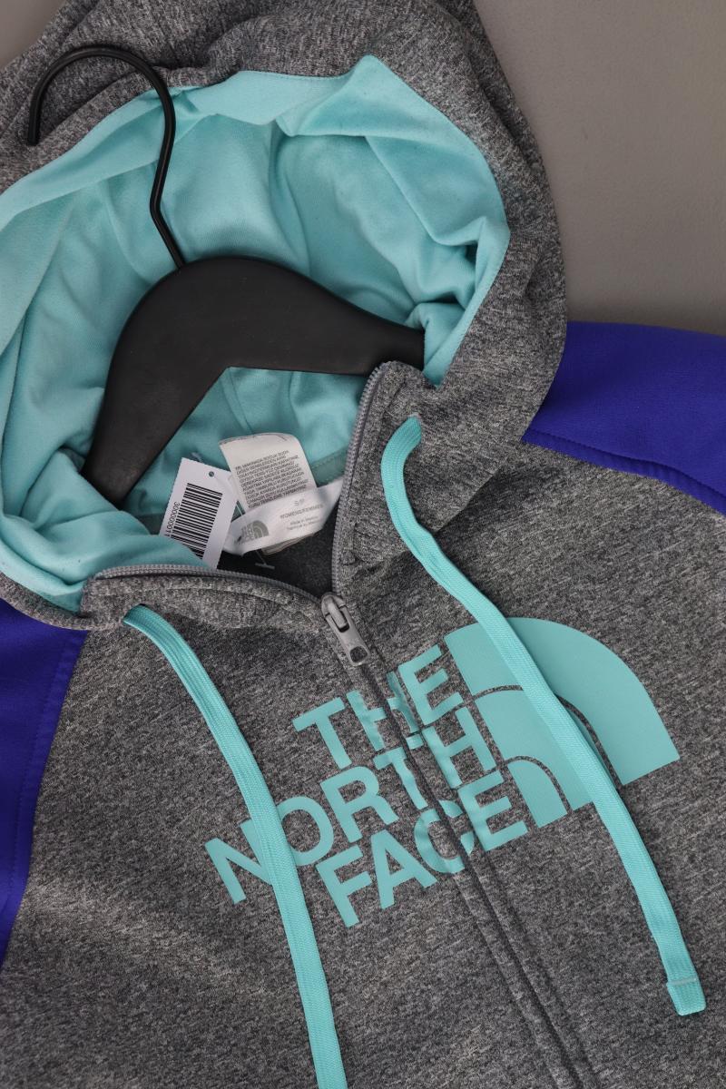 The North Face Sweatjacke Gr. S Langarm grau aus Polyester