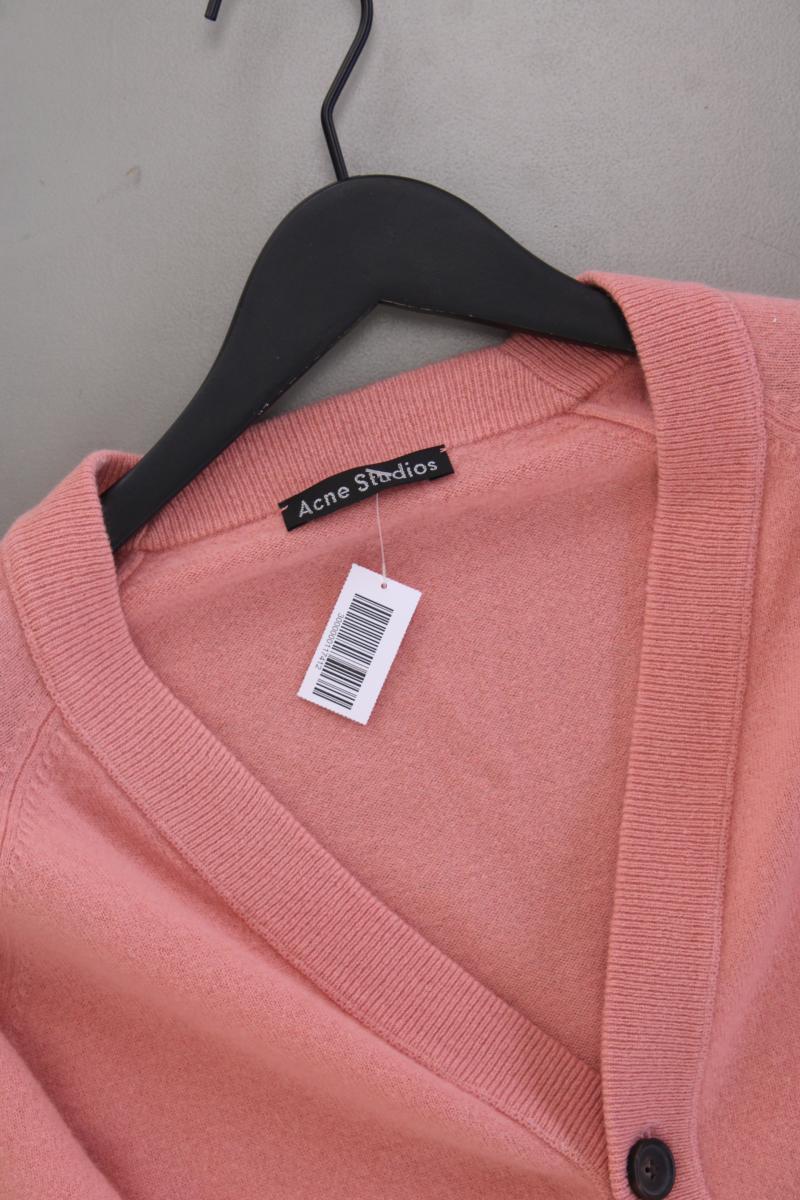 Acne Studios Strickjacke für Herren Gr. M Langarm rosa aus Wolle