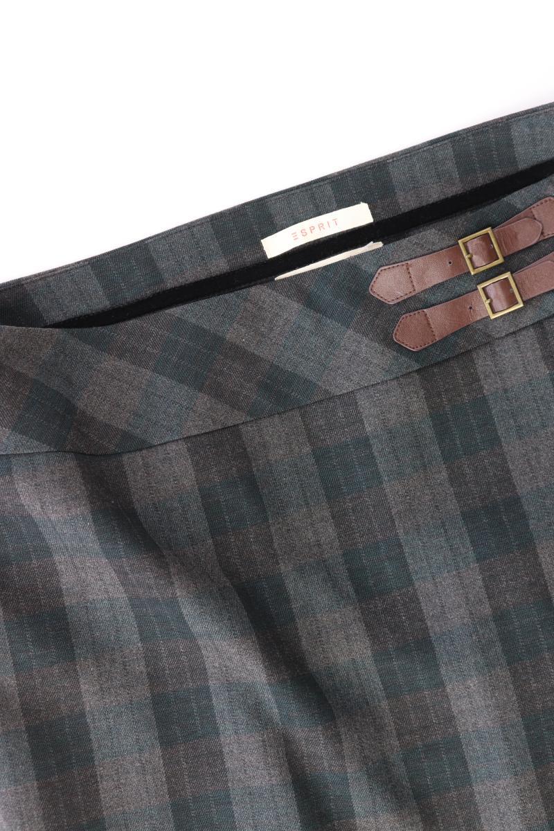 Esprit Rock Gr. 38 kariert grau aus Polyester
