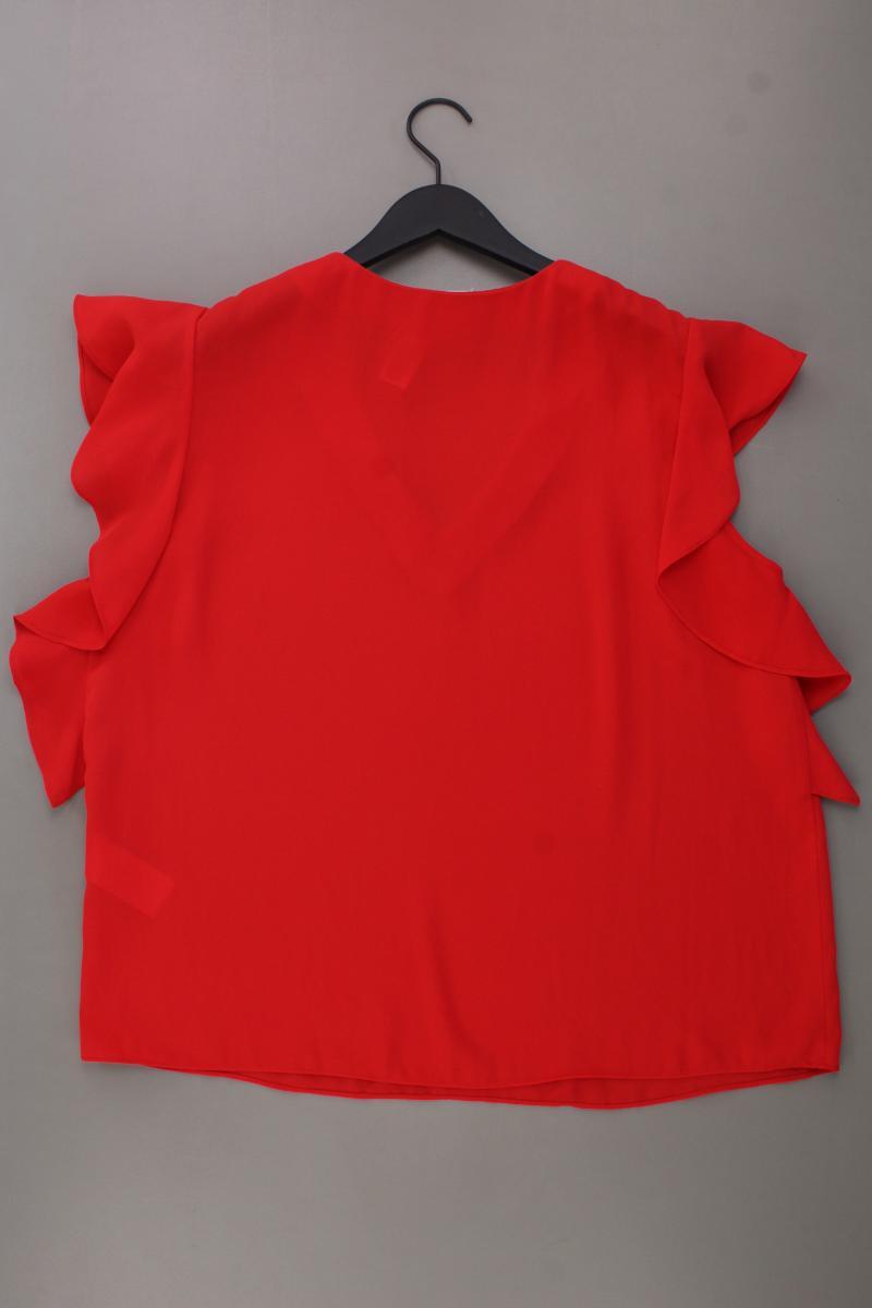 Maison 123 Paris Kurzarmbluse Gr. 44 neuwertig rot aus Polyester